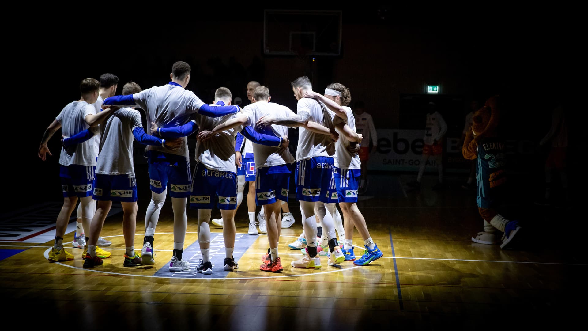 Pepp innan matchen i Basketligan, final 3 mellan Jämtland Basket och Norrköping Dolphins i Östersunds Sporthall, Östersund söndag 01 maj 2022.